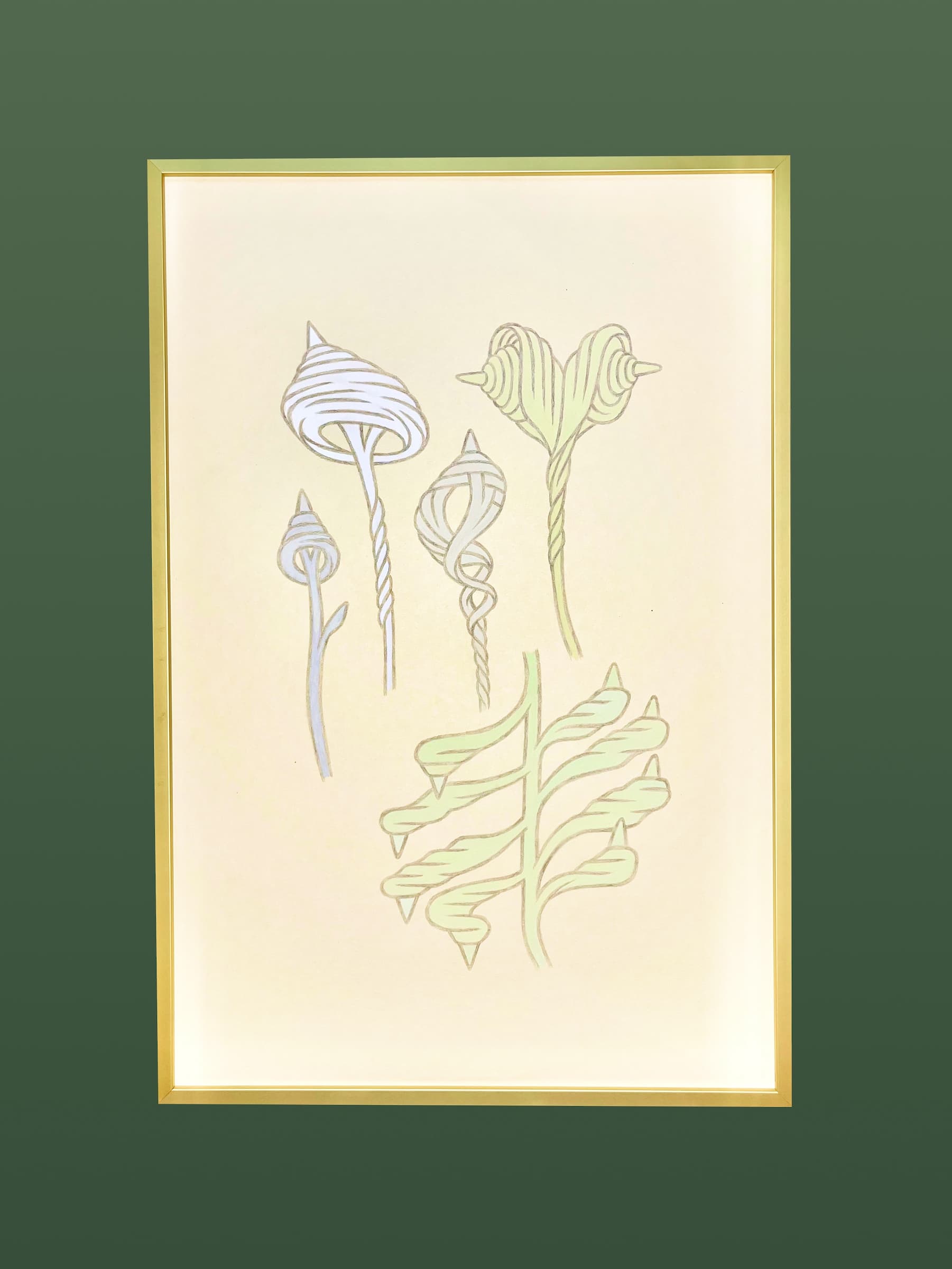 Botanical No. 1, framed