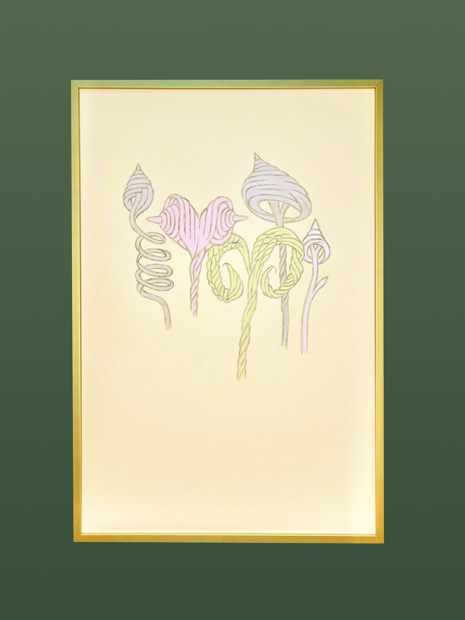 Botanical No. 2, framed