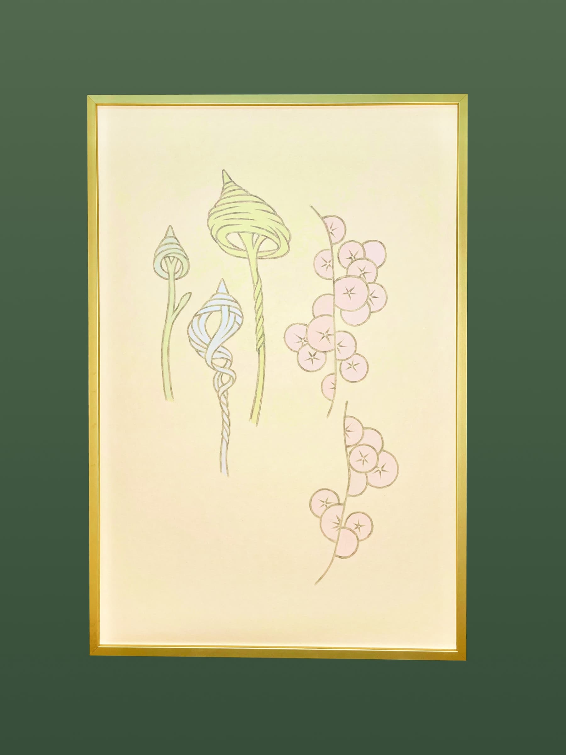 Botanical No. 3, framed